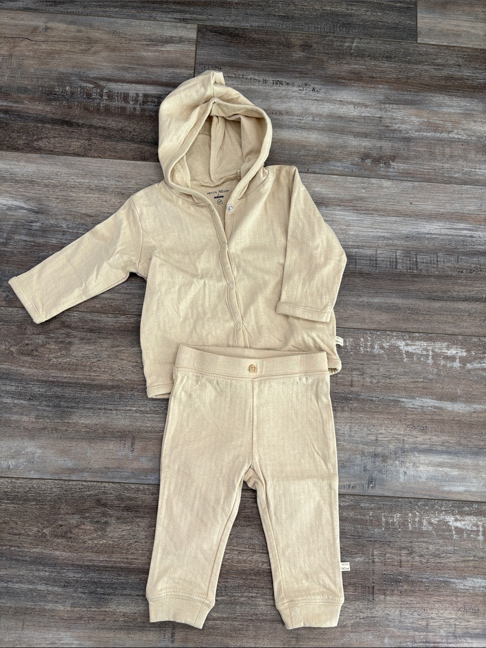 Petite Maison x NoNo 2 Piece Organic Cotton Baby Outfit 6 months